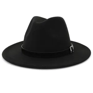 Classy Men Classic Black Fedora