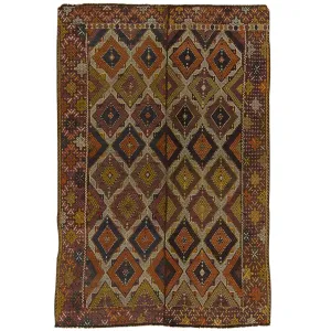 Kasey - Vintage Turkish Kilim Rug