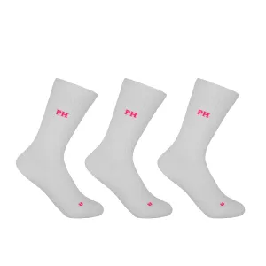 3 Pack Essential Women's Sport Socks - White