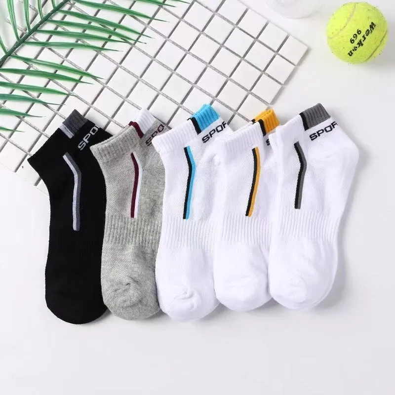 5 Pairs Mixed Colors Comfortable Socks for Men