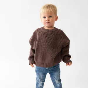 Belan.J Kids Knit Sweater - Walnut