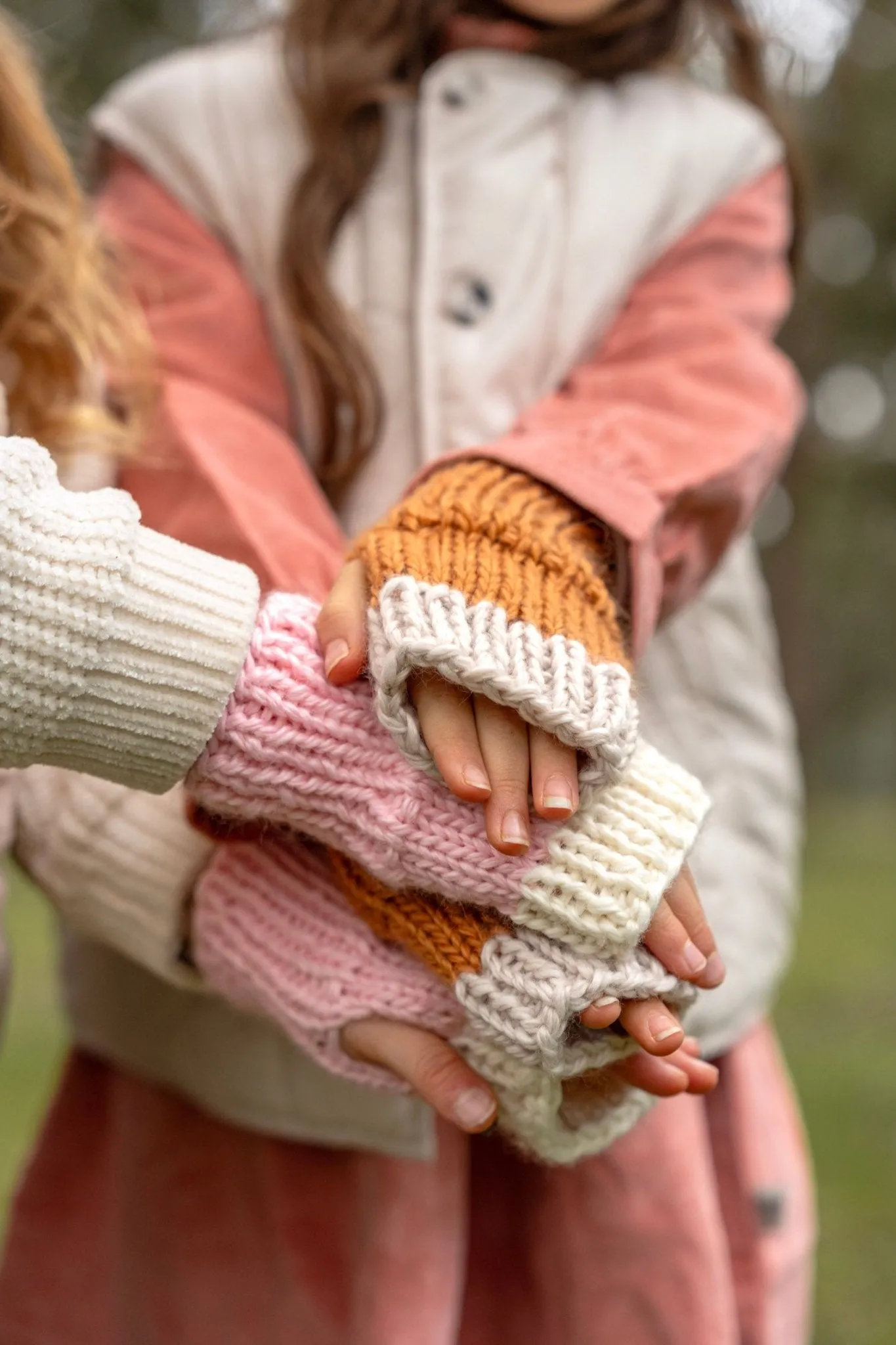 Bjorn Mittens Pink