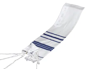 Blue and White Stripes Classic Tallit