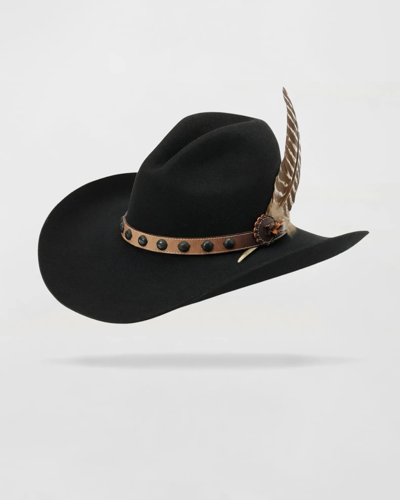 Broken Bow Felt Cowboy Hat in Black