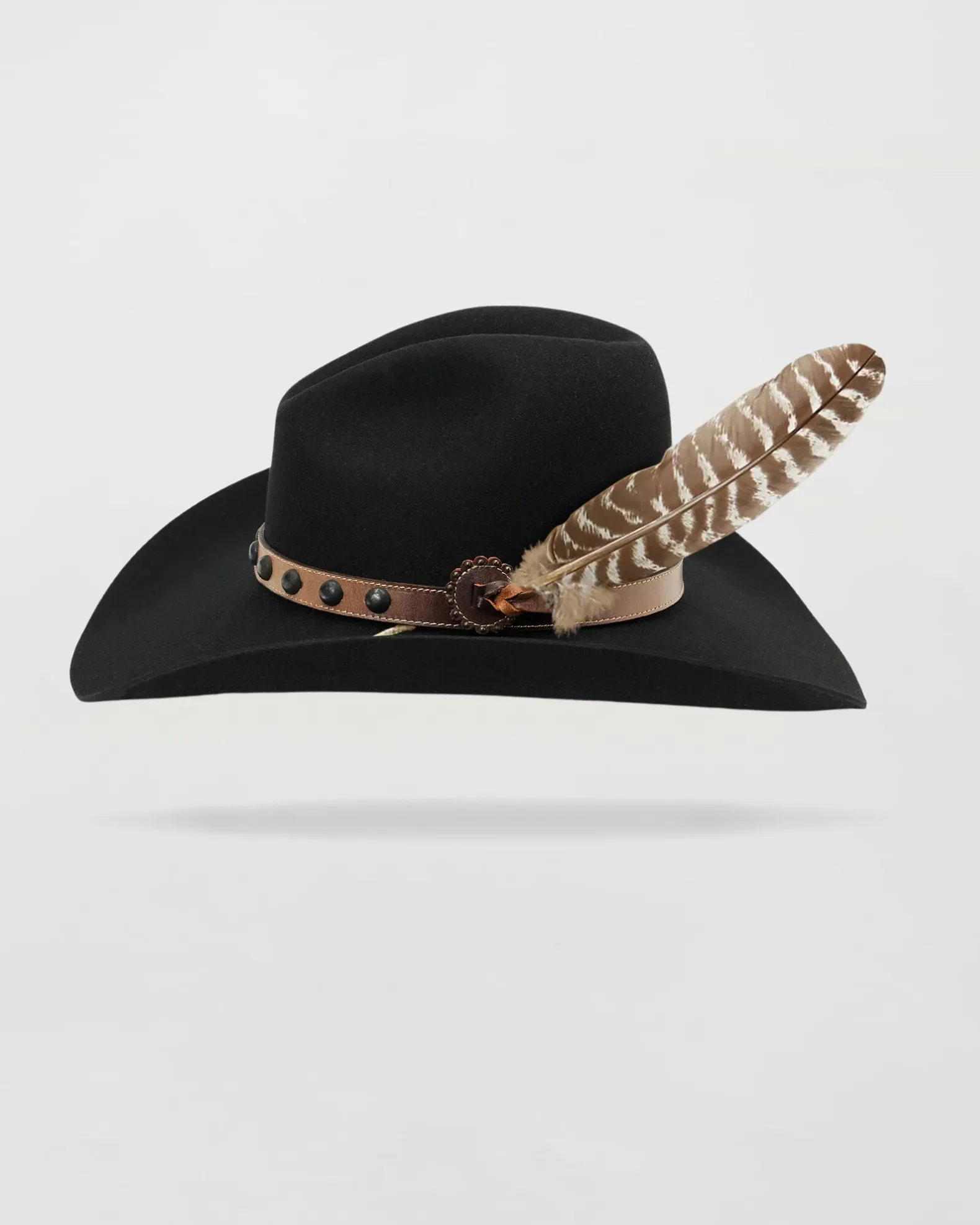 Broken Bow Felt Cowboy Hat in Black