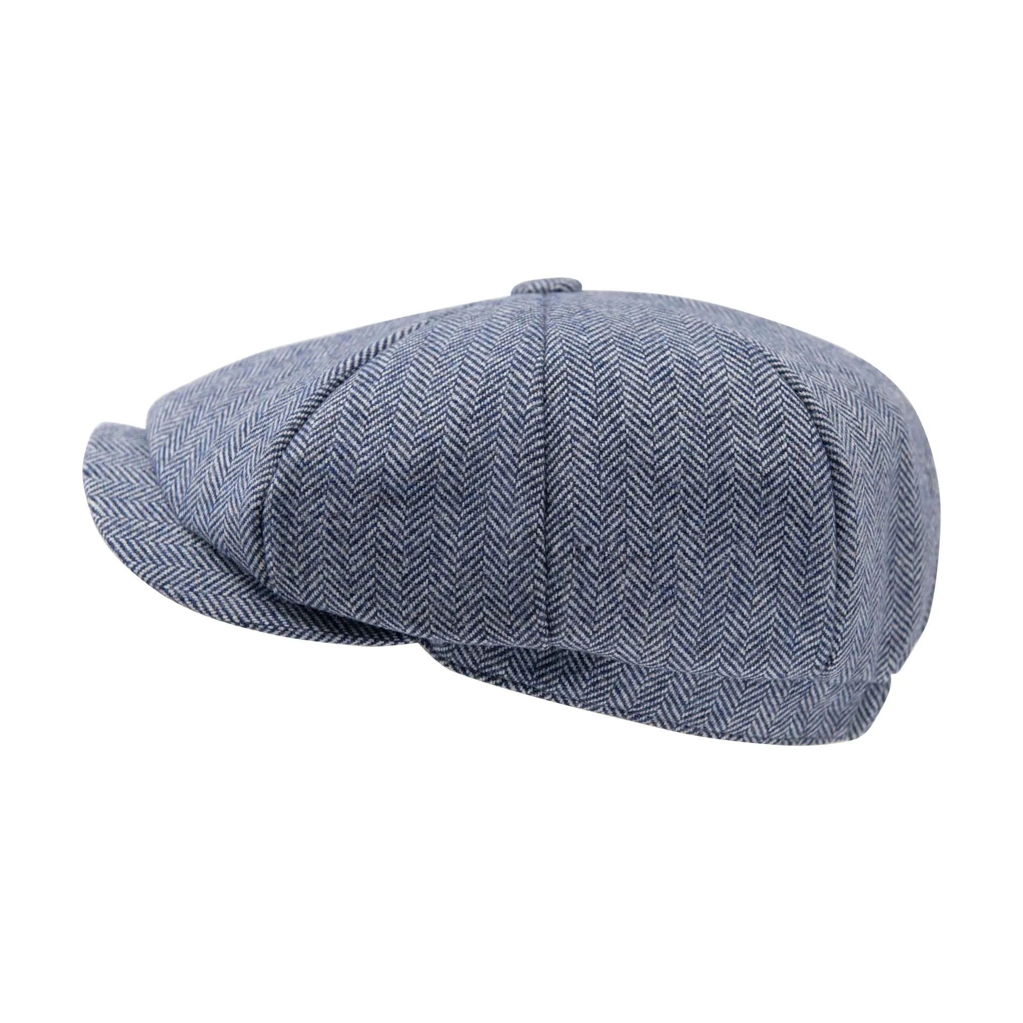 Carlyle Herringbone Newsboy Cap