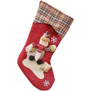 Checks Style Olaf and Gift Stocking