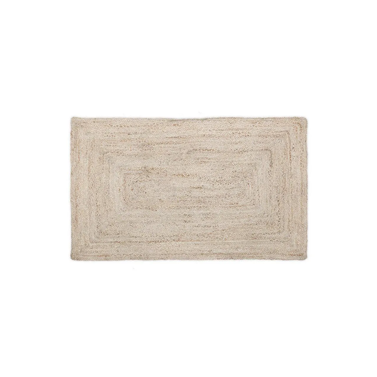 Classic Rectangular Jute Rug | 90x150cm