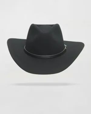 Classic Black Felt Cowboy Hat - Cowboy Classic Line