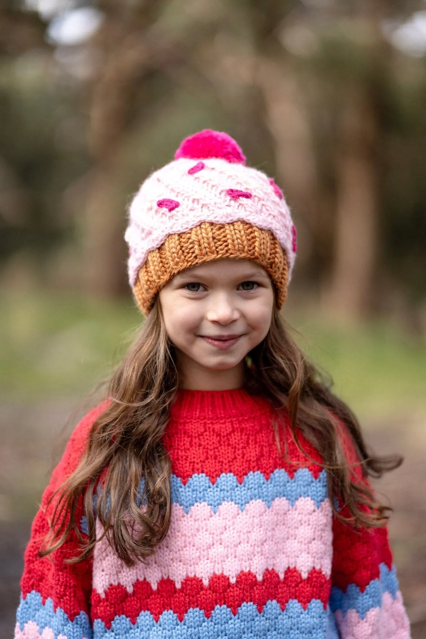 Cupcake Beanie Pink