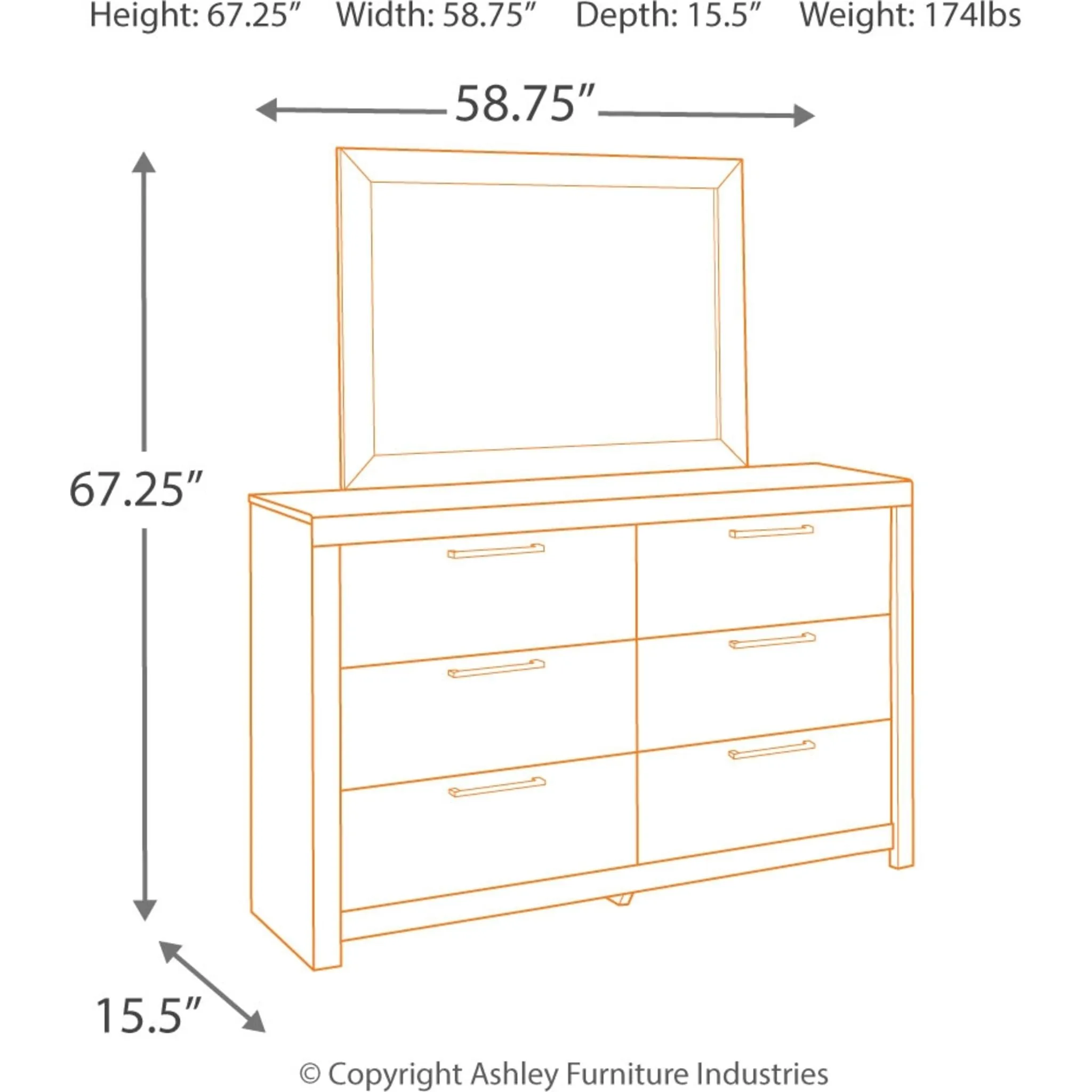 Derekson 5 Piece Queen Storage Bedroom - Multi Gray