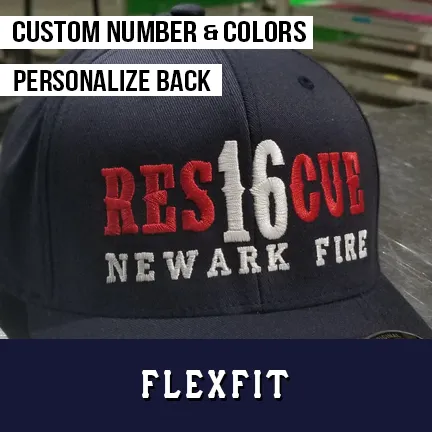 FD Rescue Custom Hat - Flexfit