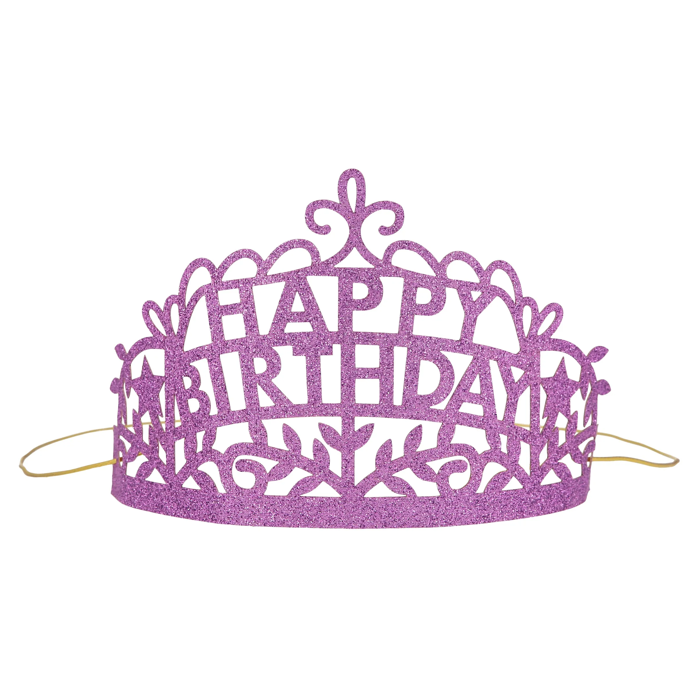 Happy Birthday Party Tiaras (x 8)