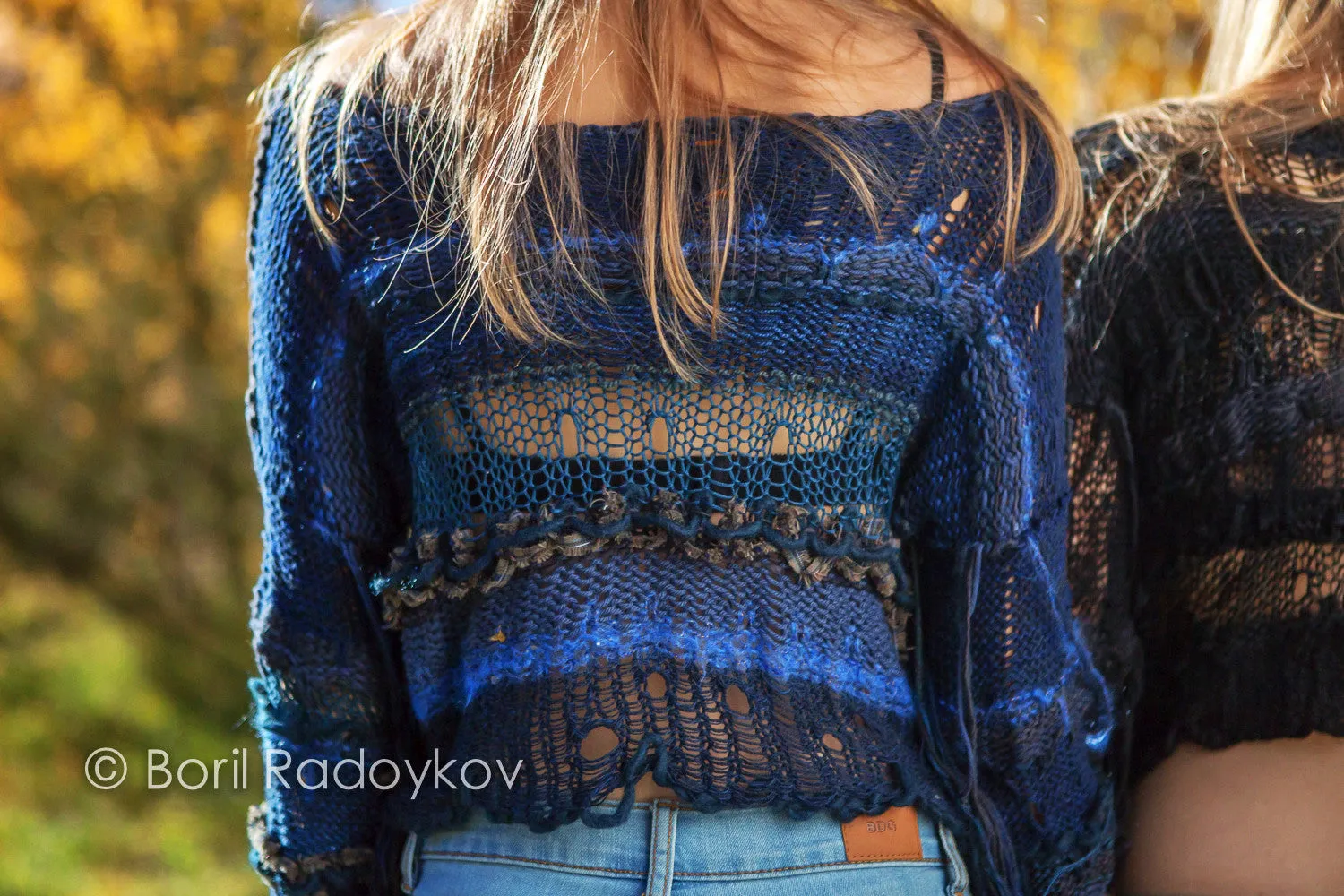 Indigo Crop Top