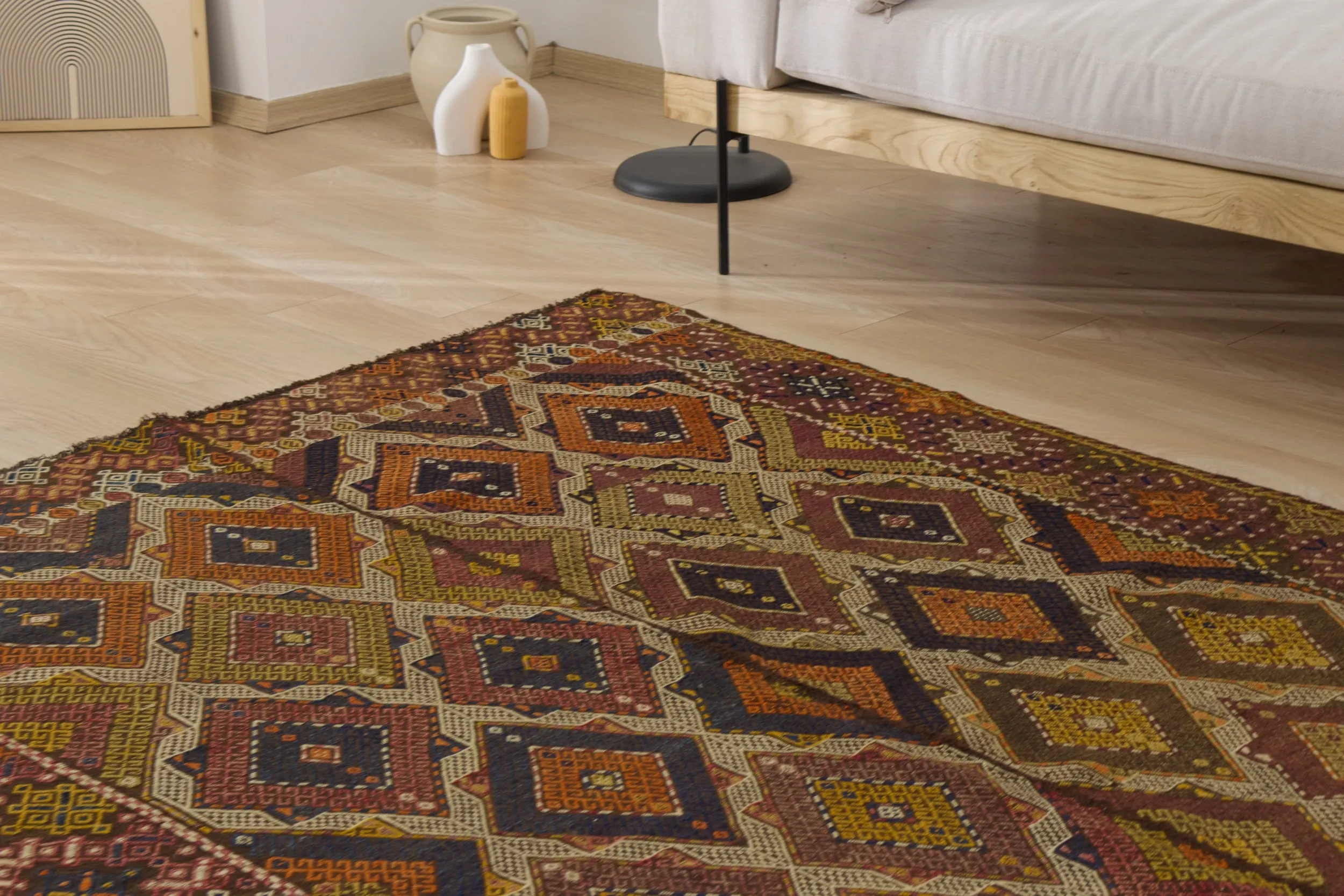 Kasey - Vintage Turkish Kilim Rug