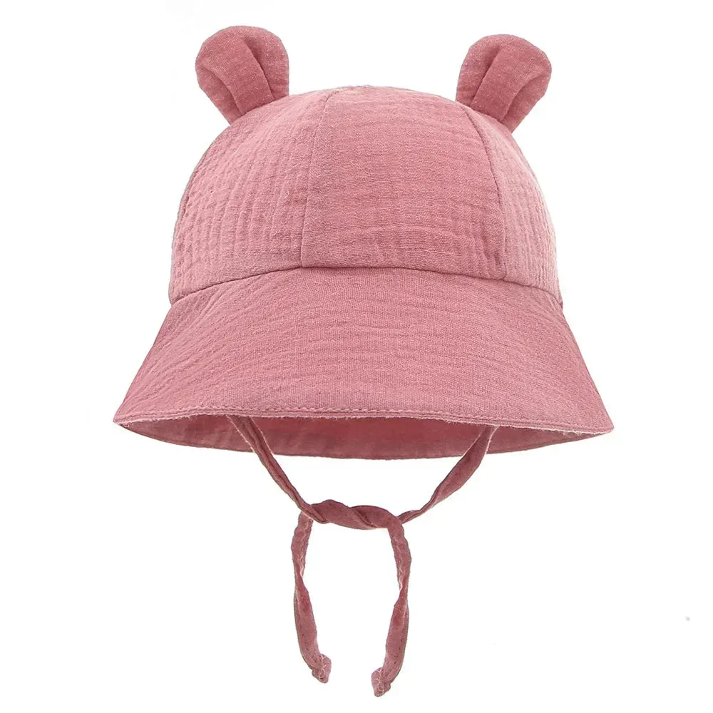 Kids Sun Hat Bear