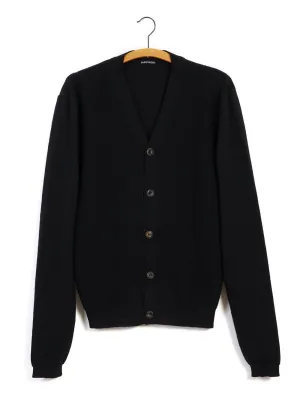 LEON | Knitted Cardigan | Black