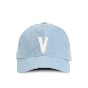 Letter V Baseball Hat Denim