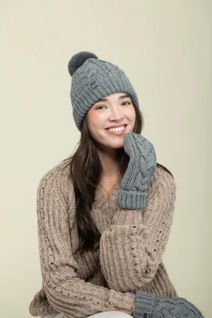 Marshmallow Mitts - Grey