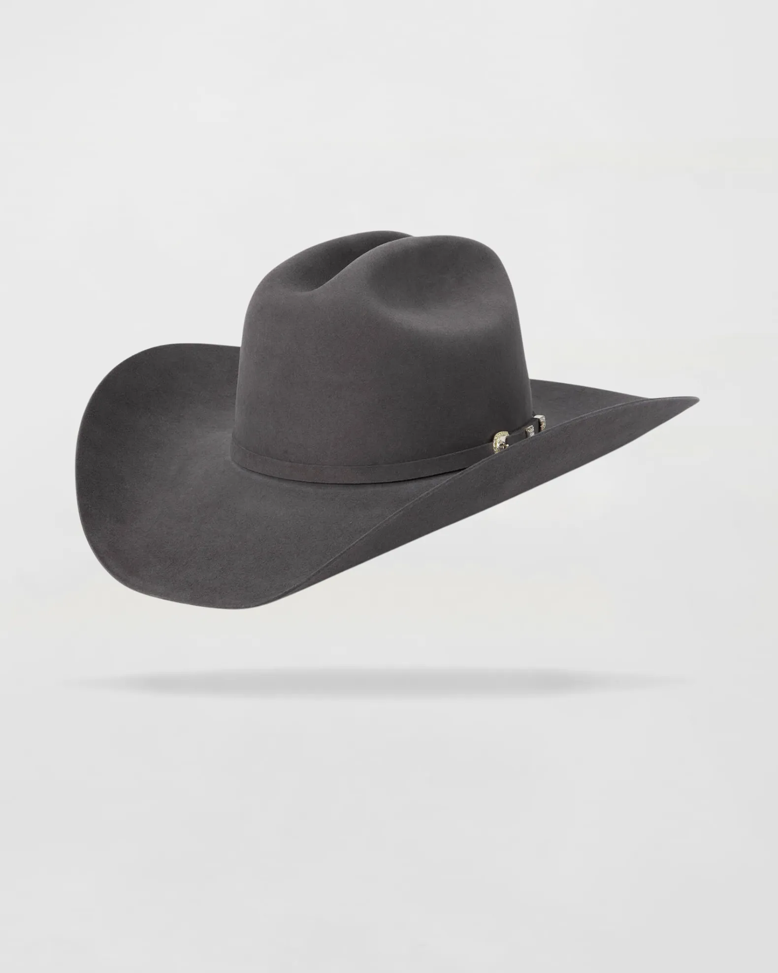 Maverick Range Felt Outdoor Cowboy Hat in Silver Grey