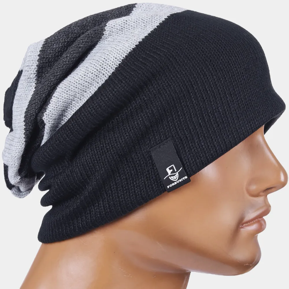 Mens Slouch Beanie Hats for Summer Winter B308