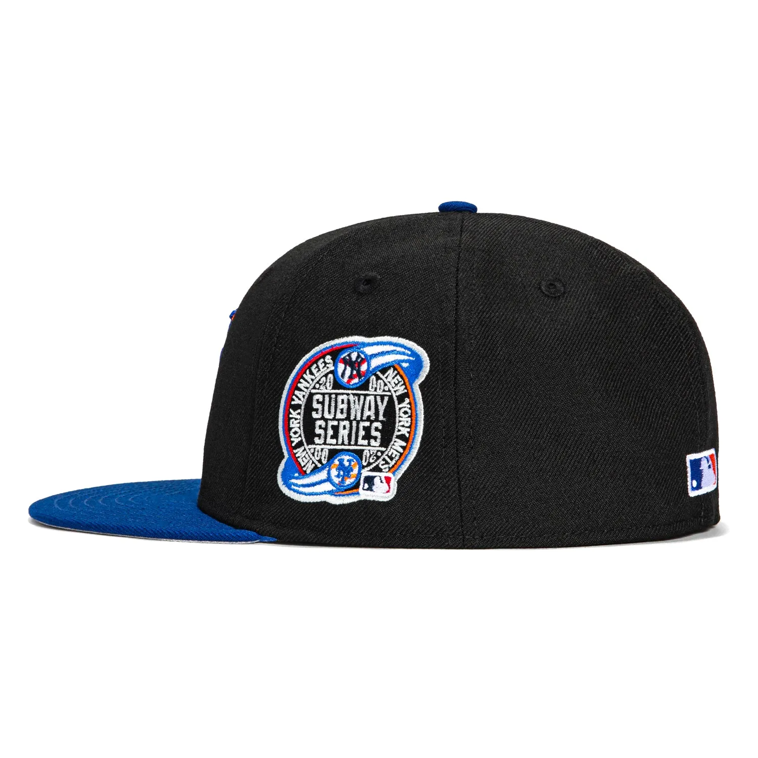 New Era 59Fifty New York Mets Subway Series Patch Hat -  Black, Royal