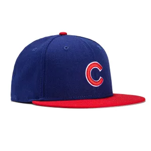 New Era 59Fifty Retro On-Field Chicago Cubs Hat -  Royal, Red