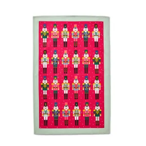 Nutcracker Parade Cotton Tea Towel