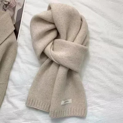 Pure Wool Knitted Scarf