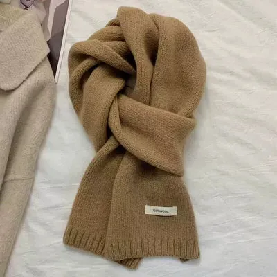 Pure Wool Knitted Scarf