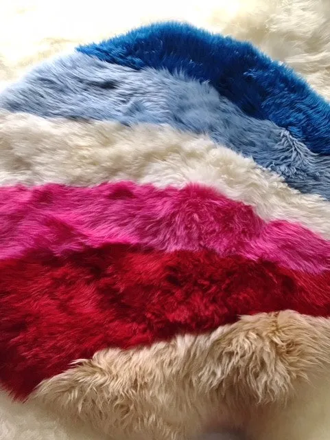 Rainbow Bliss Sheepskin Rug