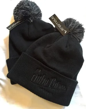 Soho Bikes Double Layer Knit PomPom Beanie (Pre-Order)