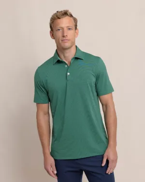 Southern Tide Men's SS Brrreeze Meadowbrook Stripe Polo / Fir