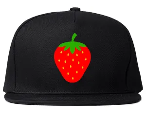 Strawberry Fruit Chest Mens Snapback Hat