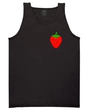 Strawberry Fruit Chest Mens Tank Top T-Shirt