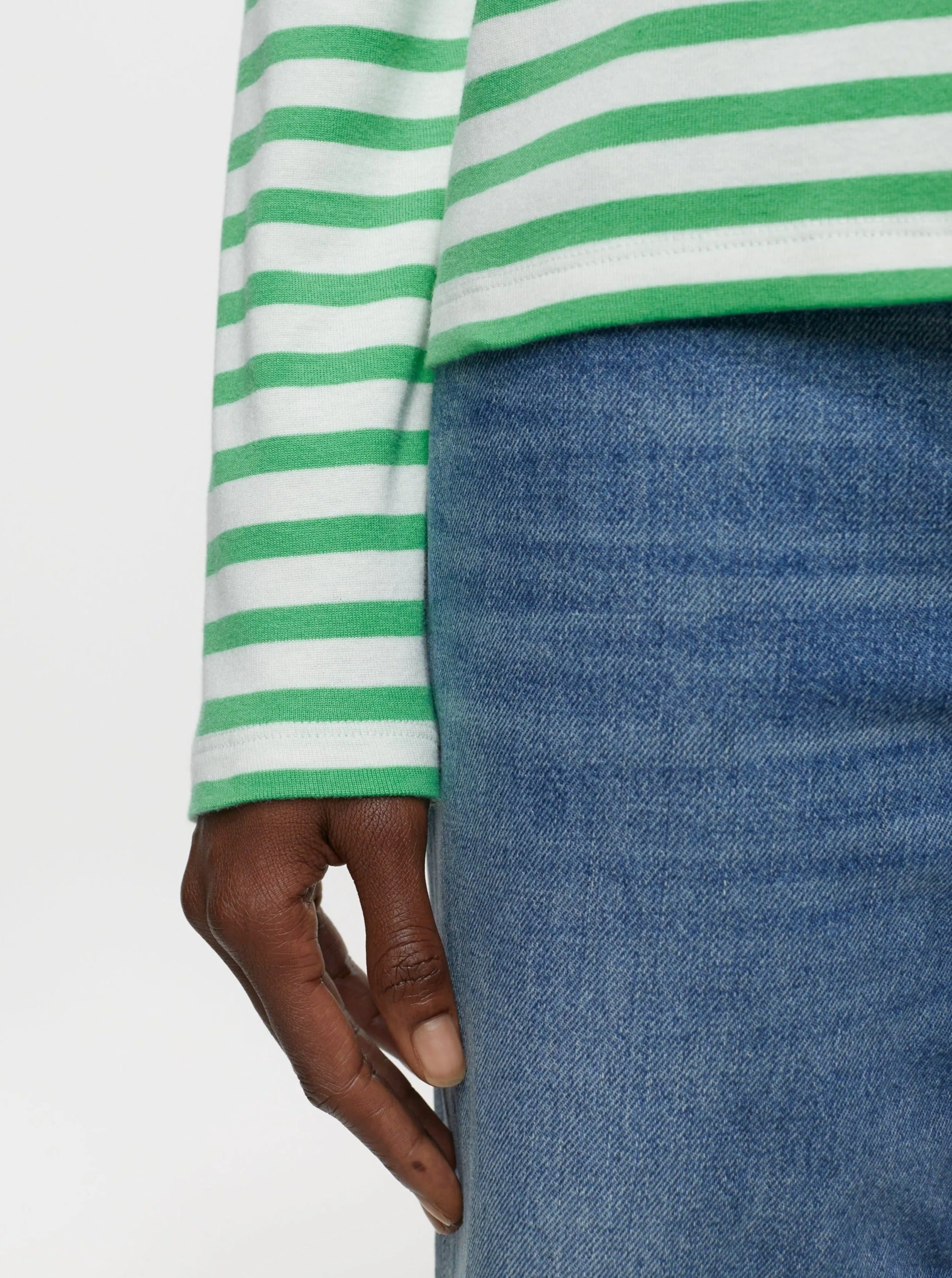 STRIPED LONGSLEEVE | GREEN KICK