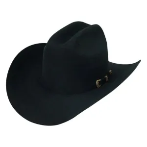 Tombstone 20X Cowboy Felt Hat El Patron Shape Black TOM-4008