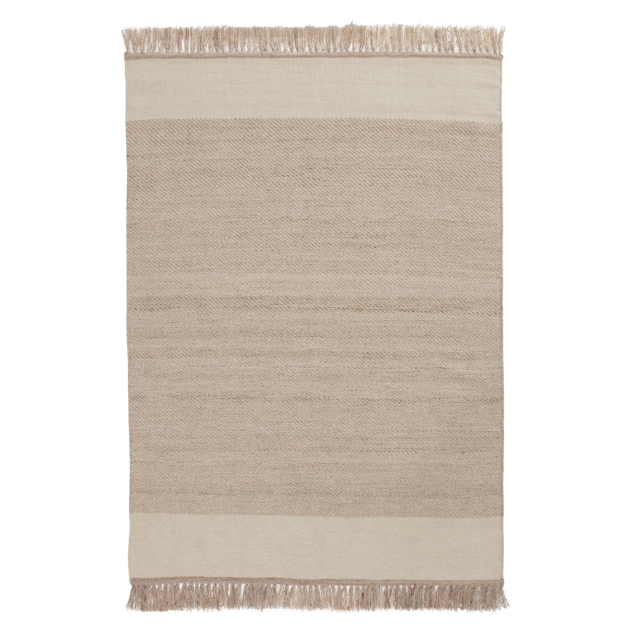 Vadi Wool Rug [Natural & Natural white]