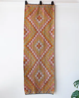 Vintage Aegean Cicim Kilim Runner 2'4"x6'10"