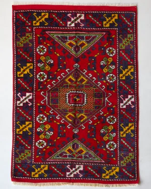 Vintage Canakkale Rug 4'2"x6'2"