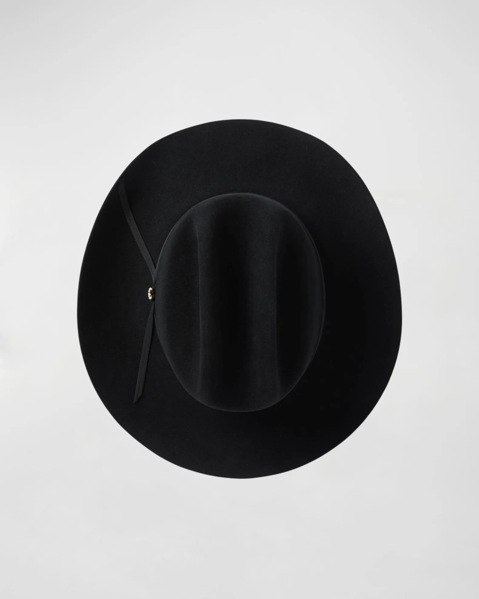 Wild West Collection Felt Outdoor Cowboy Hat in Black