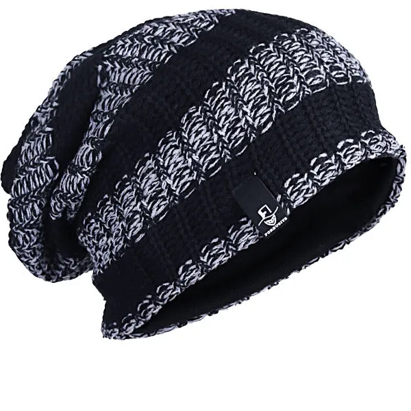 Women Striped Beanie Hats for Winter Summer B103